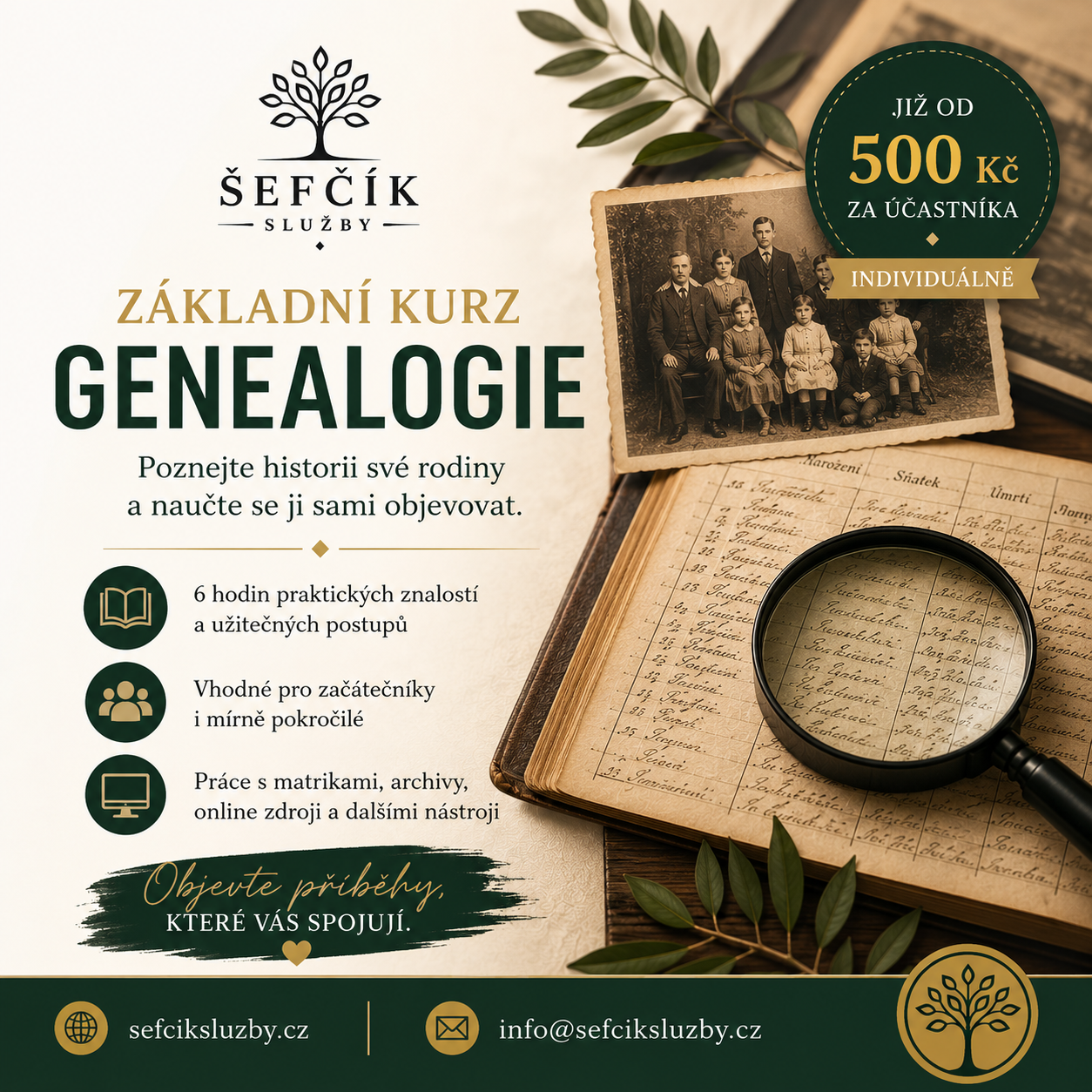 Kurz základu genealogie